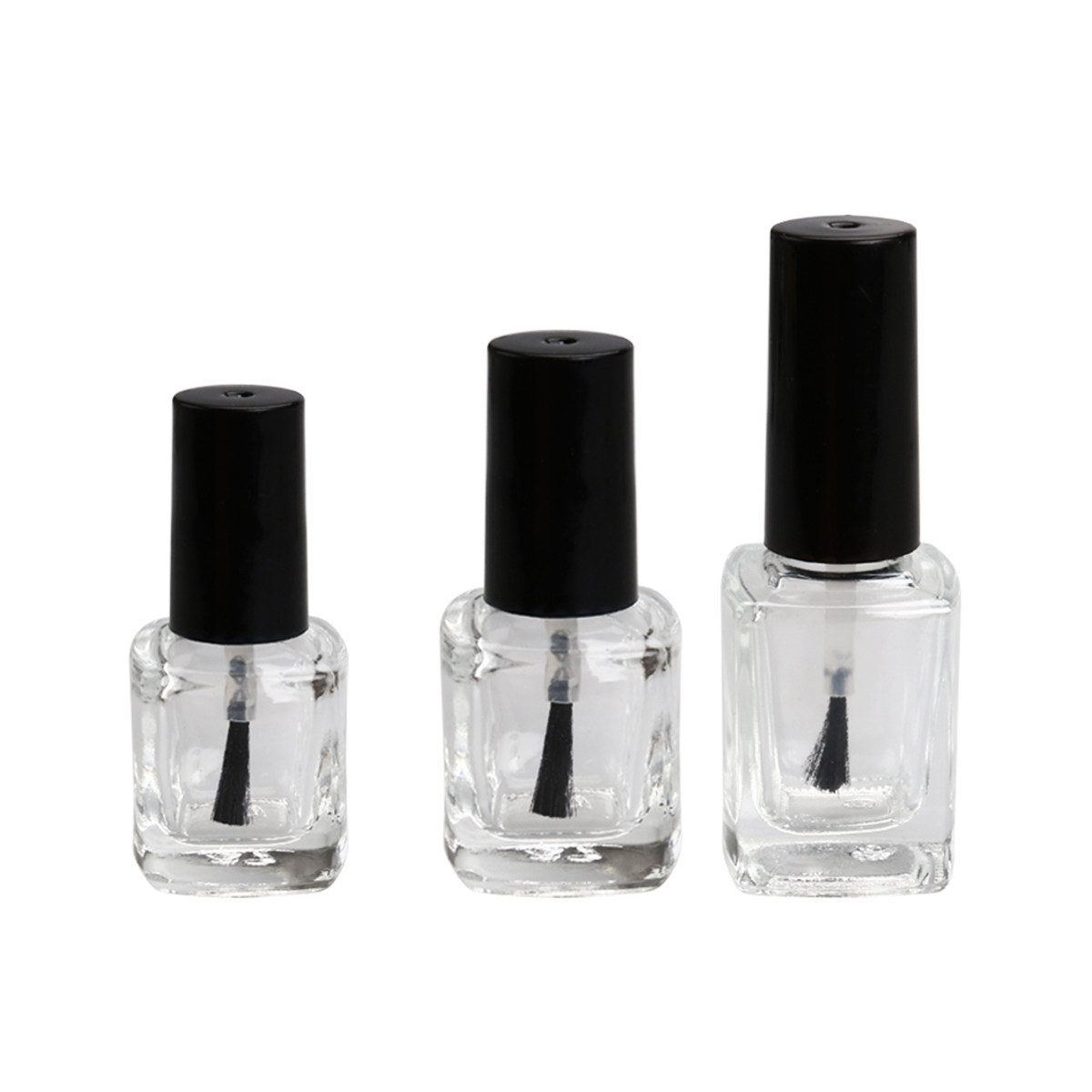 6Pcs Empty Nail Polish Bottles - Glass Container Set recension och pris