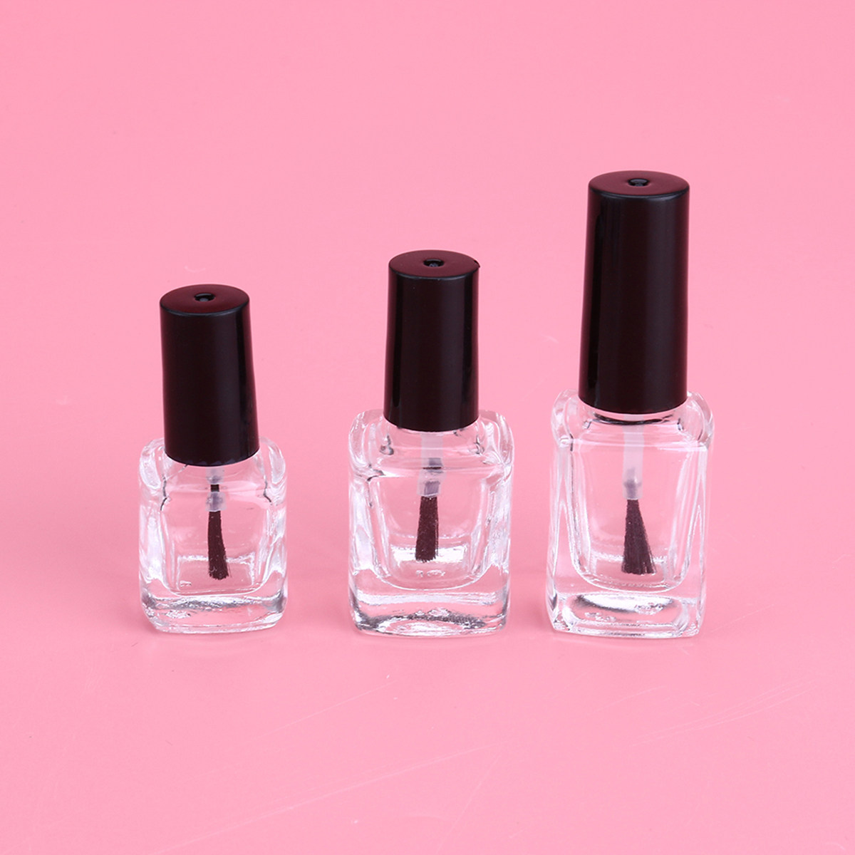 6Pcs Empty Nail Polish Bottles - Glass Container Set recension och pris