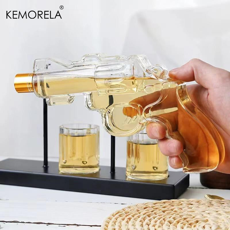KEMORELA Revolver Glass Decant - Glass Container Set recension och pris