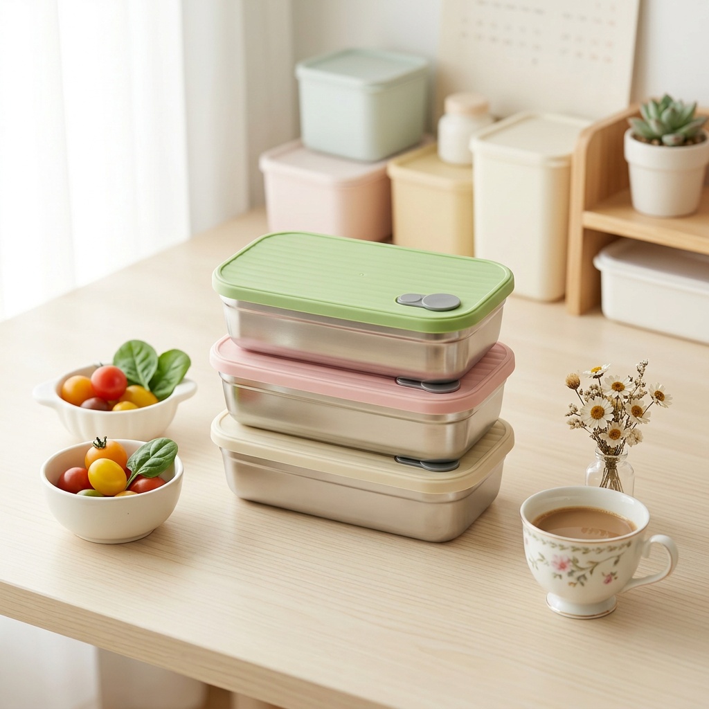 Stainless Steel Bento Box Meta - Meal Prep Kinder recension och pris