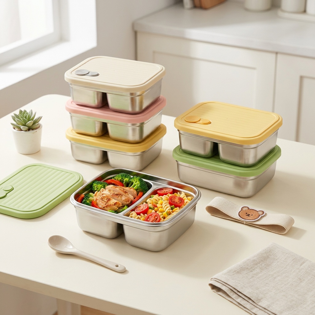 Microwave Safe 304 Stainless S - Meal Prep Kinder recension och pris