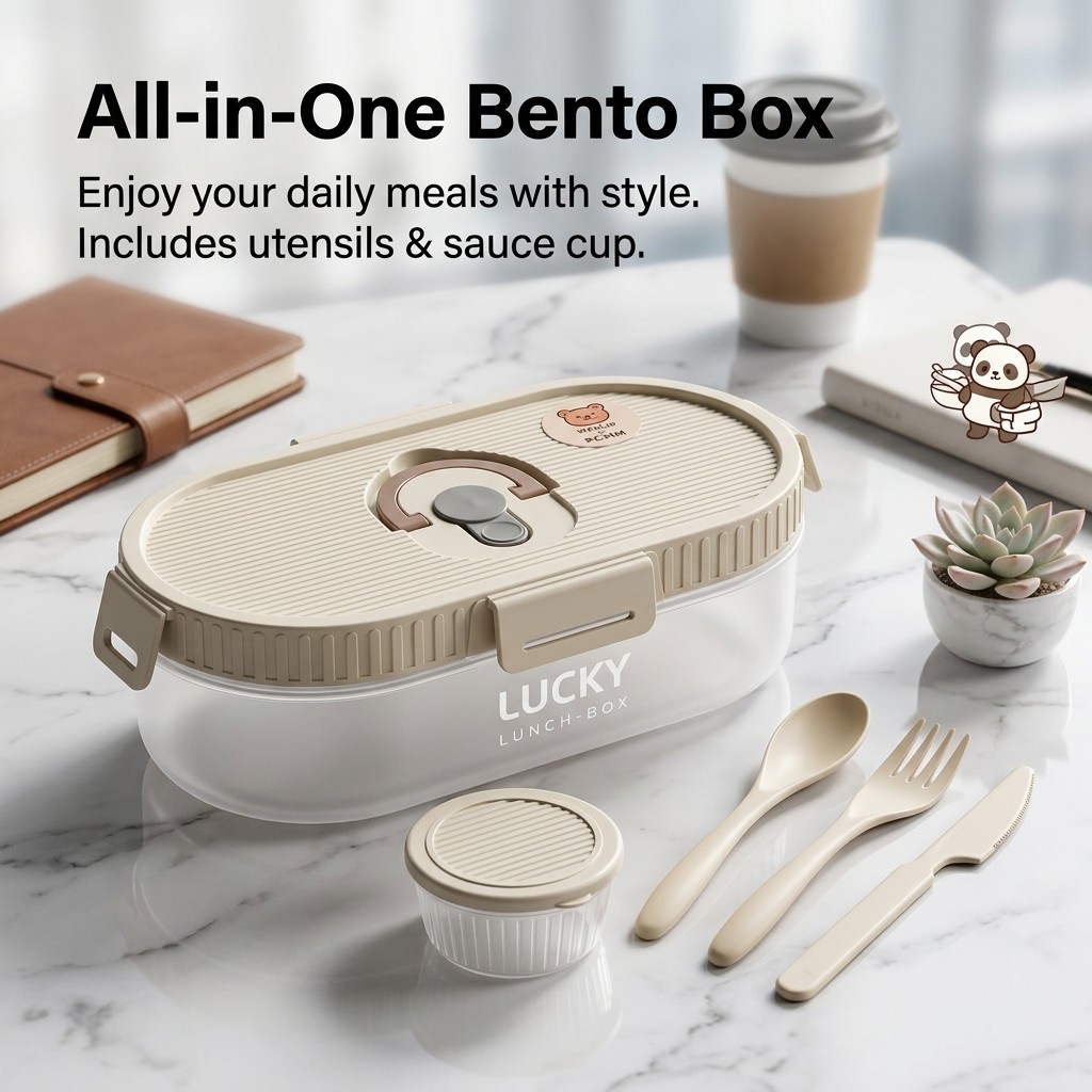 Portable Leakproof Bento Lunch - Meal Prep Kinder recension och pris