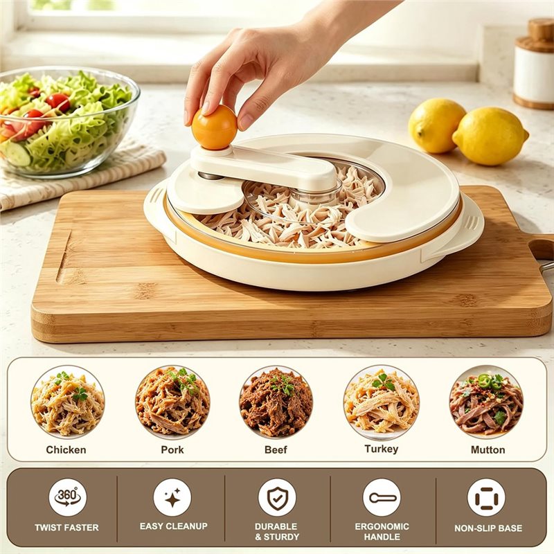 AAAN-Manual Chicken Breast Shr - Meal Prep Pork recension och pris