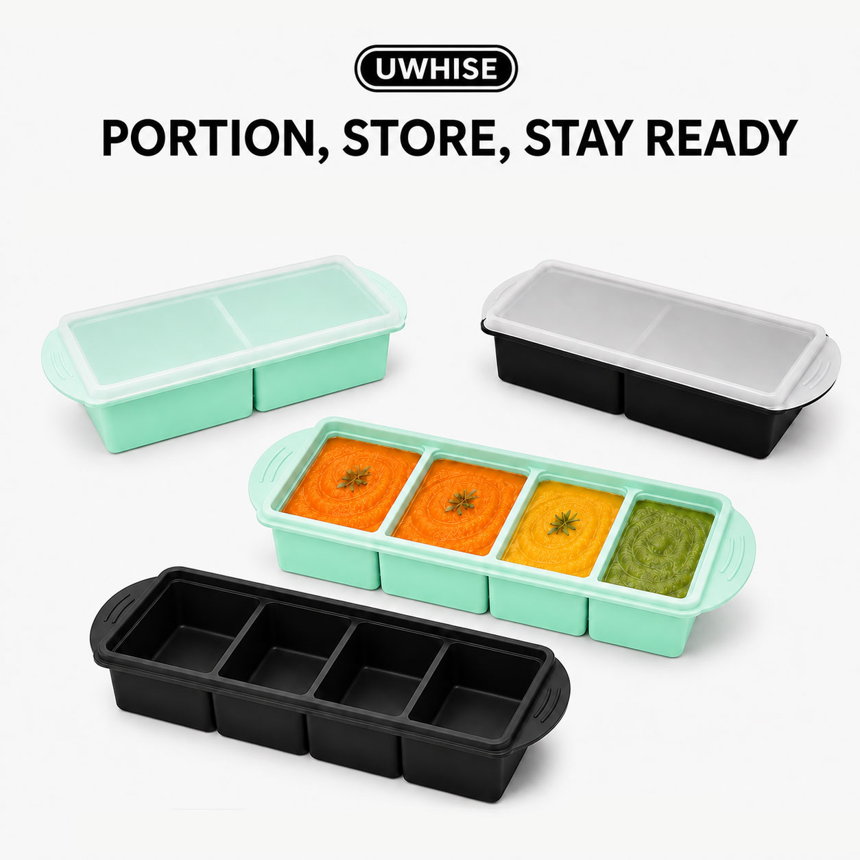 Uwhise Silicone Soup Freezer T - Meal Prep Oatmeal recension och pris