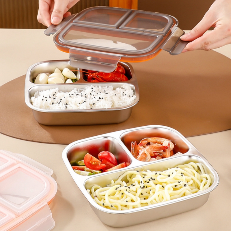 304 Stainless Steel Lunch Box, - Meal Prep Kinder recension och pris