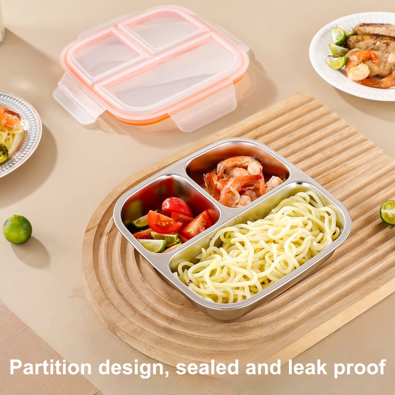 304 Stainless Steel Lunch Box, - Meal Prep Kinder recension och pris