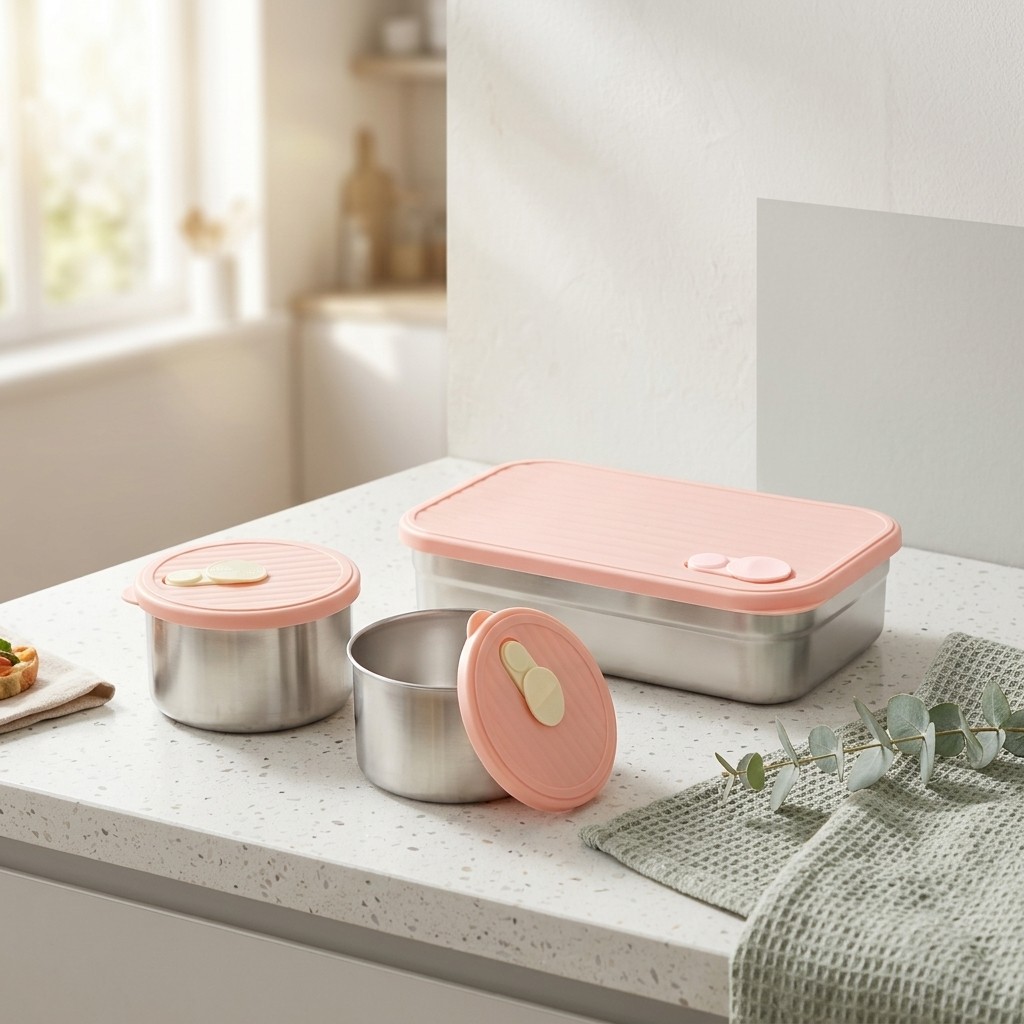 Bento Lunch Box Set Microwave  - Meal Prep Kinder recension och pris