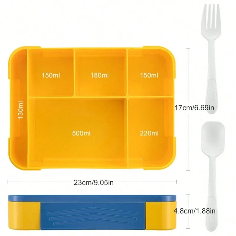 1330ML Bento Lunch Box Kids Ad - Meal Prep Kinder recension och pris