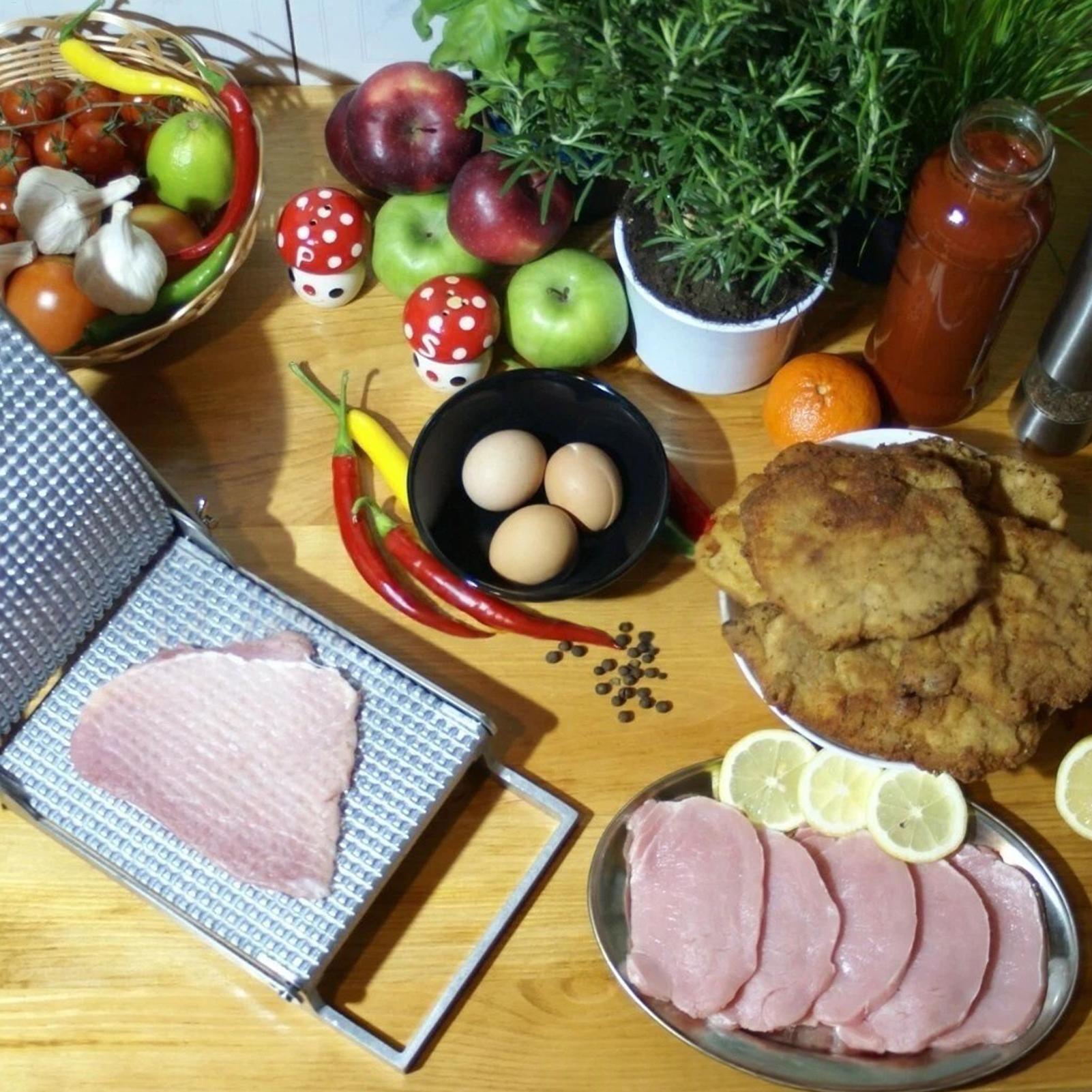 Meat Tenderizer Stainless Stee - Meal Prep Pork recension och pris