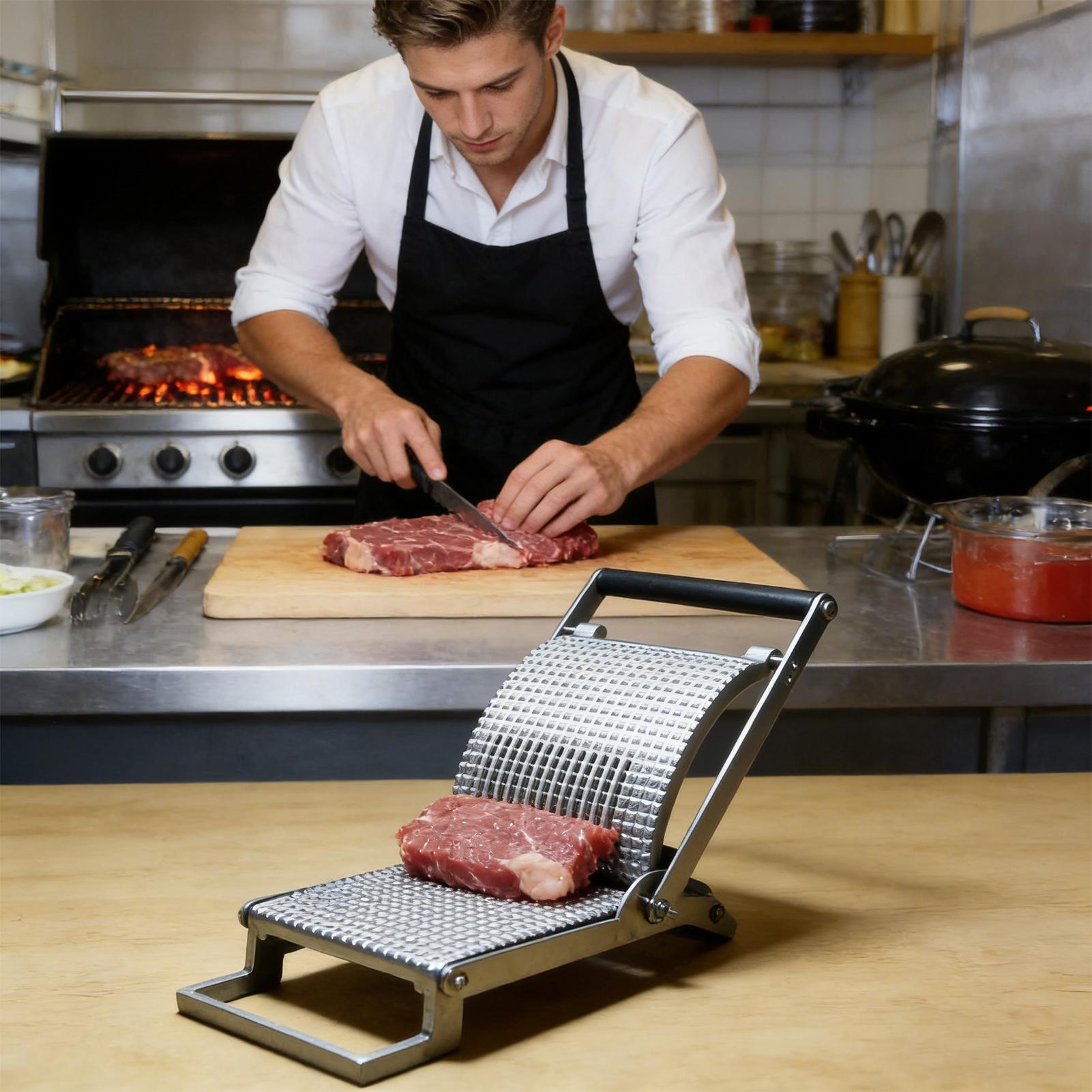 Meat Tenderizer Stainless Stee - Meal Prep Pork recension och pris