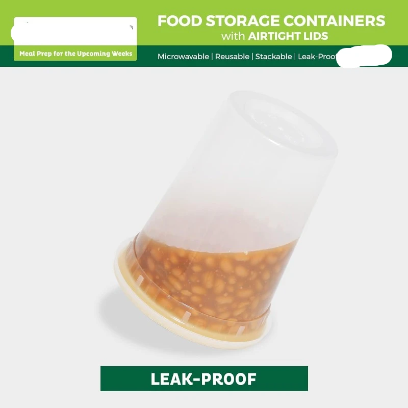 [24 Set] 8oz-32 Oz Plastic Del - Meal Prep Freezer recension och pris