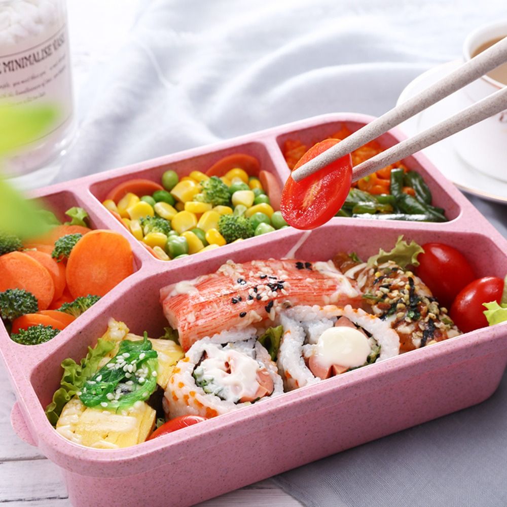 4 Compartments Kids Bento Box  - Meal Prep Kinder recension och pris