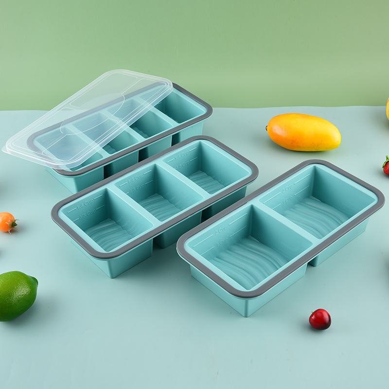 1pc Silicone Food Freezer Tray - Meal Prep Oatmeal recension och pris