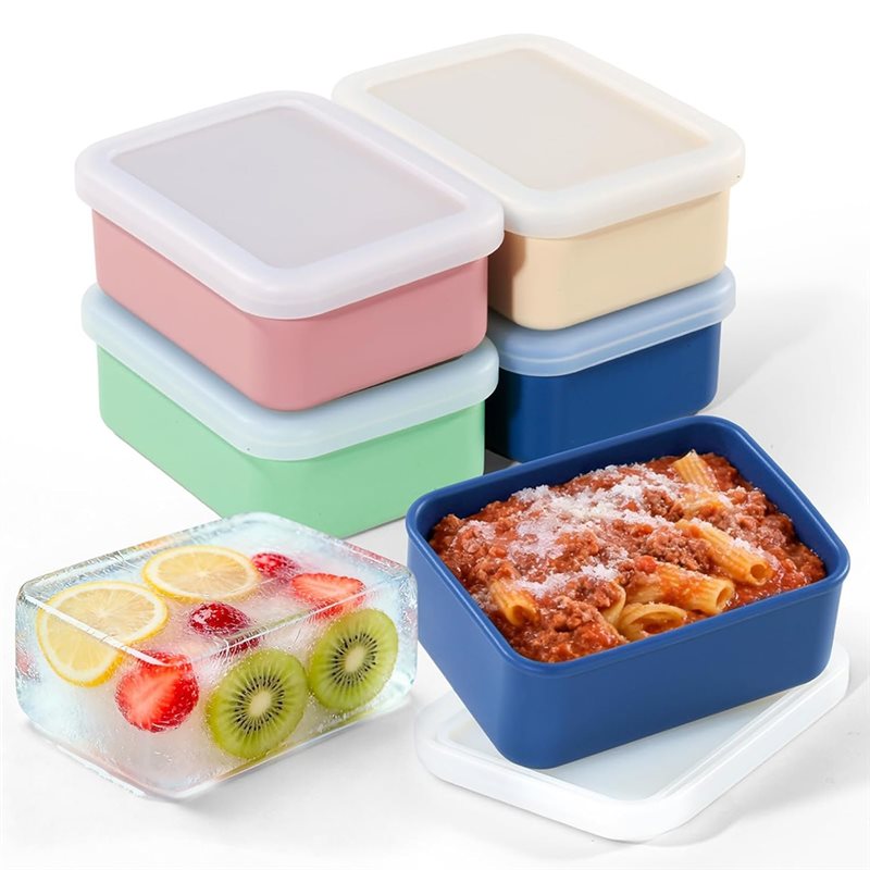 AB33-4-Pack Silicone Freezer M - Meal Prep Freezer recension och pris