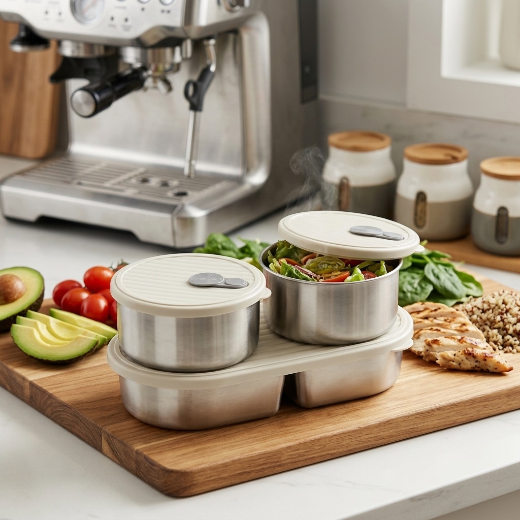Microwave Safe 304 Stainless S - Meal Prep Kinder recension och pris