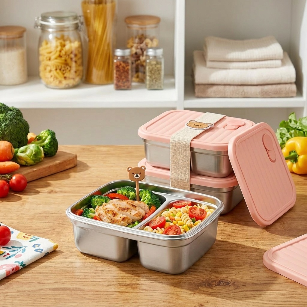 Microwavable 304 Stainless Ste - Meal Prep Kinder recension och pris