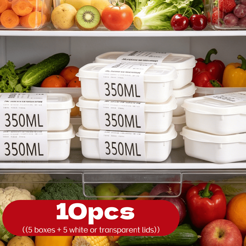 10Pcs Reusable Stackable Food  - Meal Prep Freezer recension och pris
