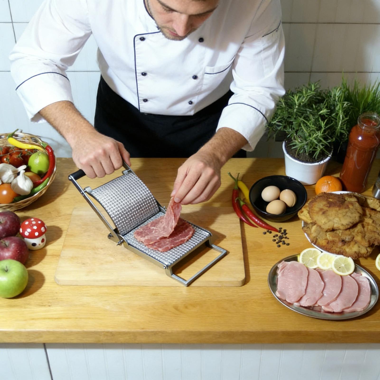 Meat Tenderizer Stainless Stee - Meal Prep Pork recension och pris