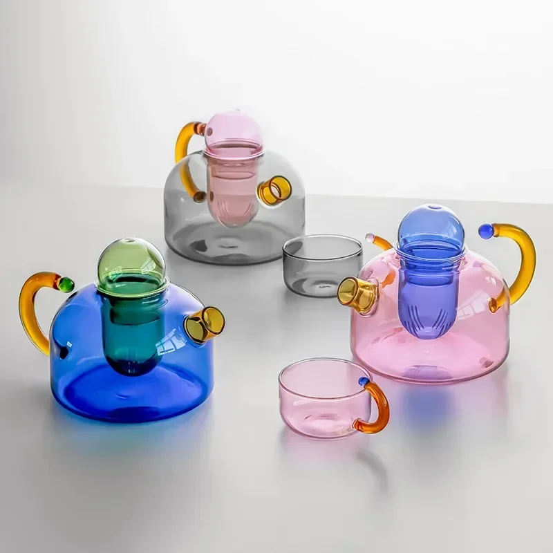 1pcs Heat Resistant Glass Teap - Glass Container Set recension och pris
