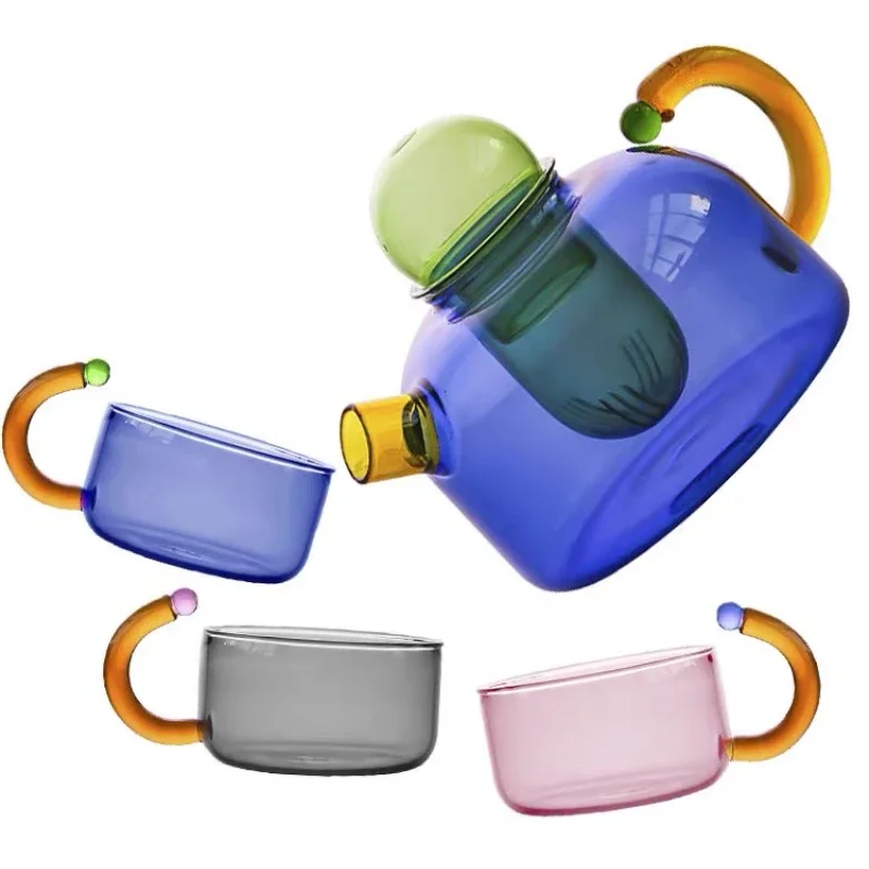 1pcs Heat Resistant Glass Teap - Glass Container Set recension och pris