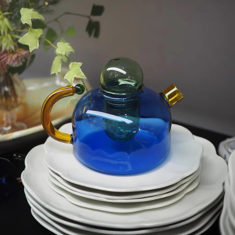 1pcs Heat Resistant Glass Teap - Glass Container Set recension och pris
