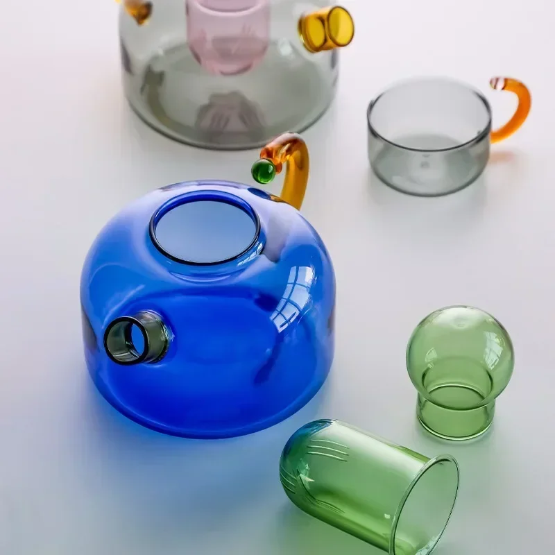 1pcs Heat Resistant Glass Teap - Glass Container Set recension och pris
