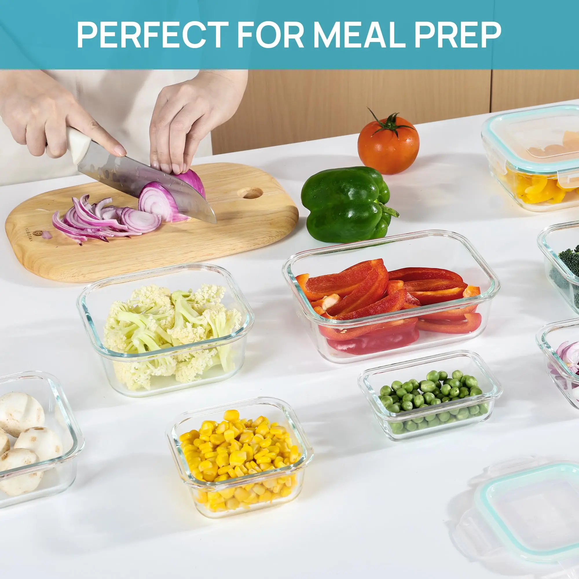 Glass Lunch Box Food Storage C - Meal Prep Freezer recension och pris
