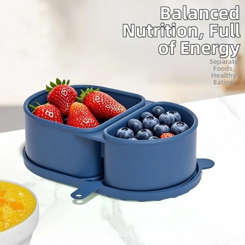 Food Grade Silicone Lunch Box  - Meal Prep Oatmeal recension och pris