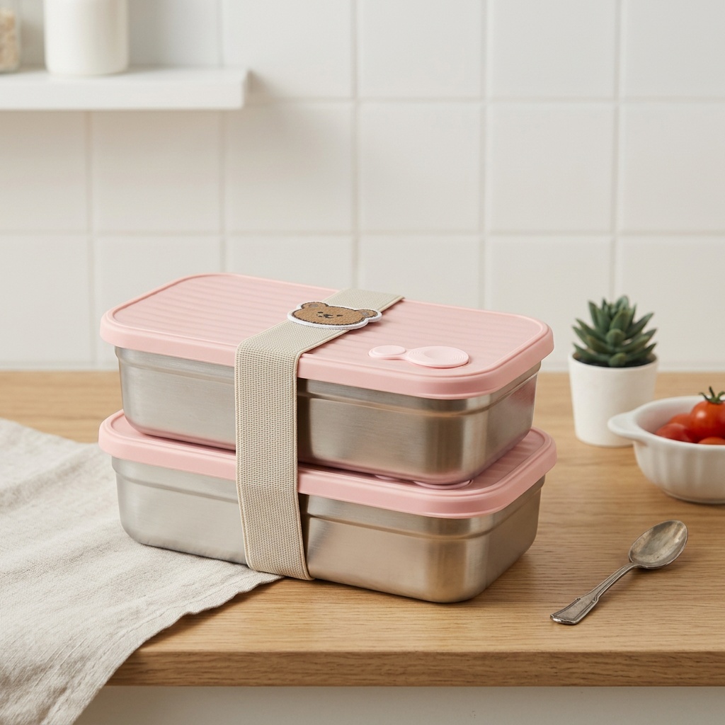 304 Stainless Steel Bento Lunc - Meal Prep Kinder recension och pris