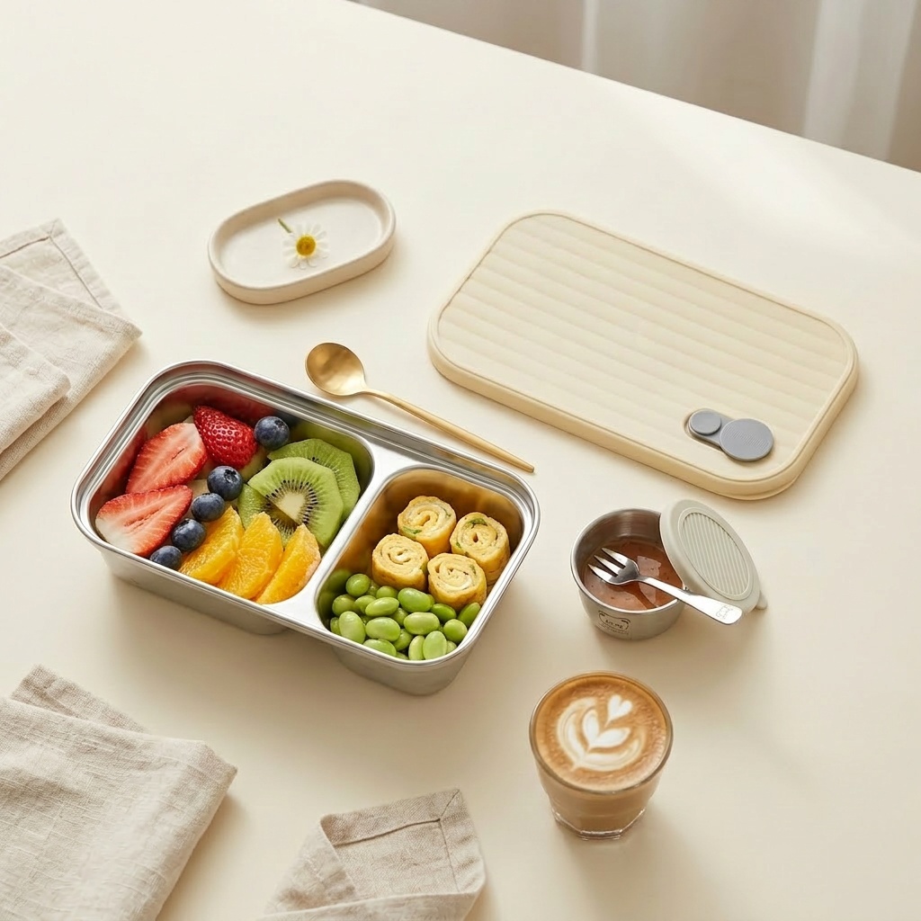 304 Stainless Steel Bento Box  - Meal Prep Kinder recension och pris