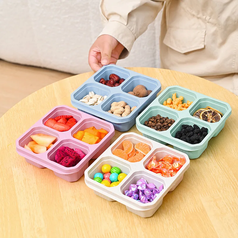 4 Grid Snack Box for Kids and  - Meal Prep Kinder recension och pris